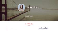 Desktop Screenshot of karinehsu.com